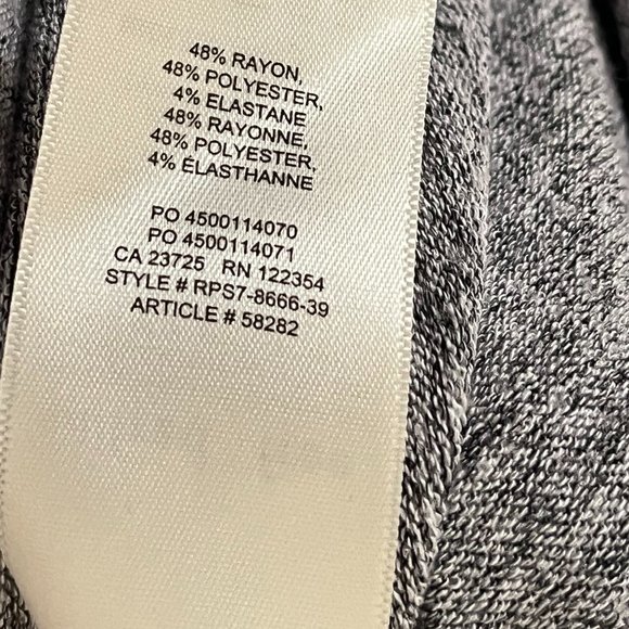 Aritzia Wilfred Free Gail Dress Long-sleeve, V-neck dress Heathered Gray Size XS - Picture 4 of 8